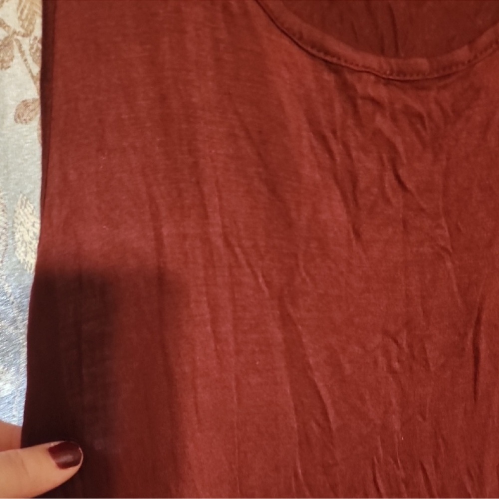 Elegant Maroon Fringe Mini Dress - Picture 2 of 5